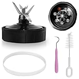 Ninja Blender Blade Replacement - 7-Fin Male 4' Stainless Steel Ninja Replacement Blades - Compatible with Nutri Ninja Auto iQ BL480/481/482/490/491/492/640/641/642/682 BN401/750/751/801 NN100/101/102