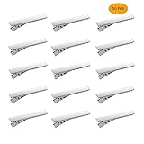 50 Stücke Haarclips Metall Haarspange 45mm Haarklammern Alligator Clips zum Basteln Haarschmuck DIY für Damen & Mädchen (Normal)