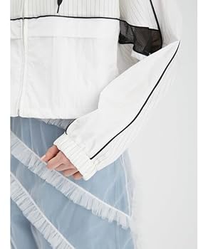 Amazon | [ファーファー] パッチワークトラックブルゾン