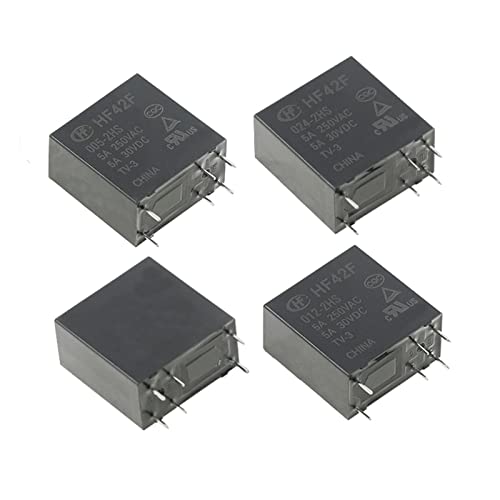 Relais HF42F-012-2HS 12V 5A avec 6 broches pour commutation stable 250VAC - 3