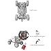 RCrabbit Wrecker Truck Upgrade Parts for FCX24 Power Wagon RC Crawler（NO Truck Included） - Silver