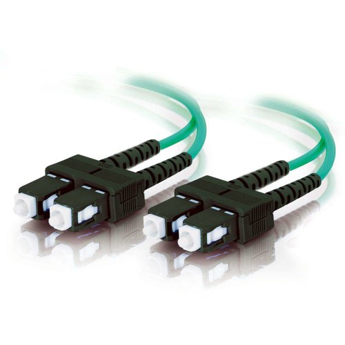 Cable de fibra óptica SC/SC duplex 50/125 para solucionar la saturación en redes de 10Gb