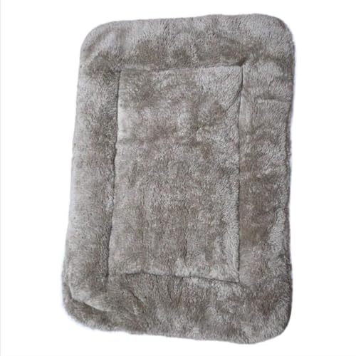 Image of Dog Bed Mat for Dogs & Cats | Soft, Washable, Lightweight & Waterproof Pet Cushion | Durable, Anti-Slip, Reversible Sleeping Mat for Puppies & Cats Size (24 x 18) (Grey)