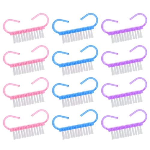 MAGICLULU Spazzole per Pulizia delle Unghie 30 Pezzi Spazzolini Pulizie in Plastica per Manicure, per Rimuovere Sporco e Residui in Salone e Casa