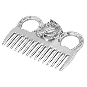 Aluminiumlegering Paardenkam Manen Staart Trekken Kam Metalen Paard Grooming Tool 6.5IN 3.9IN 3.5IN 3.2IN (Kleur: 3)