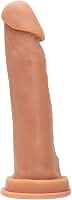 Pênis De Borracha Realístico Prótese de Silicone Dildo Consolo Capa Peniana Brinquedo Adulto Feminino Masculino Penis Macio Grande (TAMANHO BEGE 20X4,0)