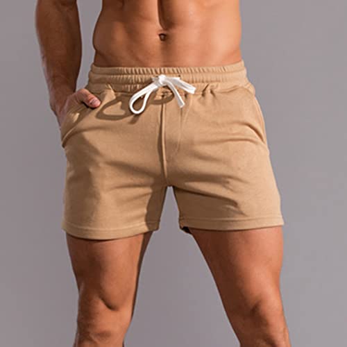 Comfortable Mens Summer Shorts Drawstring Elastic Waist