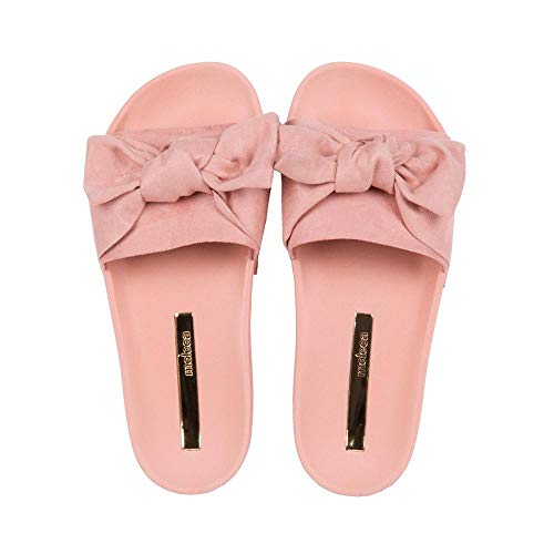 Slide Moleca Com Laço Rosa 37