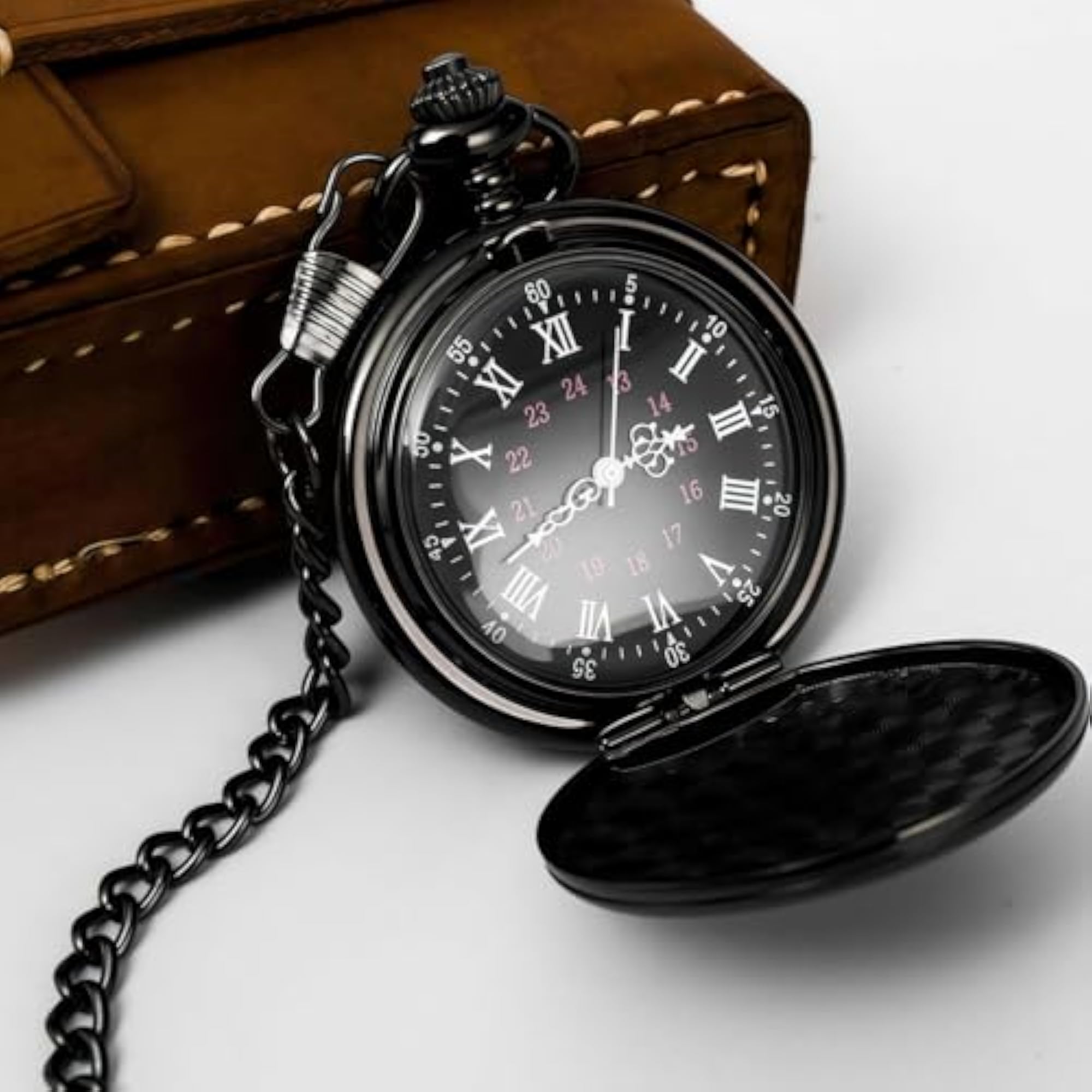 Engraved Pocket Watch for Ring Bearer Wedding Gift