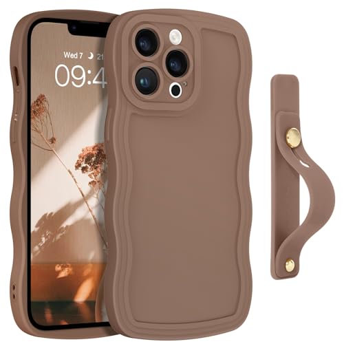 Coque iPhone 13 Pro Max anti-chute béquille et dragonne de maintien