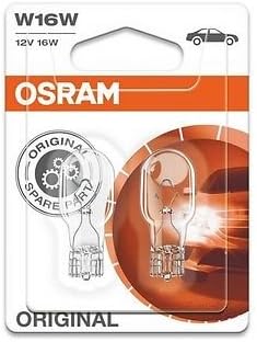 Osram 921-02B W16W 12V 16W W2,1x9,5d lampy podwójne blister ?wiat?a cofania kierunkowskaz