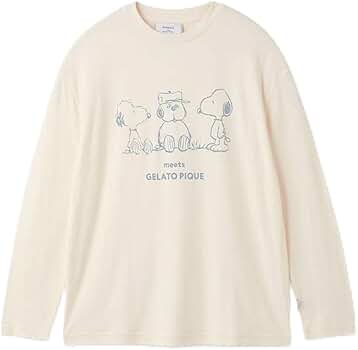 新品　ジェラートピケ　ピーナッツ　Peanuts HOMME野球プルオーバー gelato pique SALE30%OFF ジェラートピケ オム PEANUTS 裏毛プル