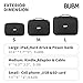 BUBM Cable Organizer Bag 3pcs Electronics Travel Organizer for Hard Drives, Cables, Phone, USB, SD Card（2 Year Warranty