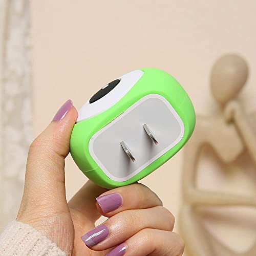 Image of J'TTON Case Cover for 18W /20W iPhone Adapter & USB-C Cable | Cute 3D Cartoon Character (Green Monster)