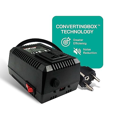 Litefuze 300 Watt Step Up/Step Down Travel Voltage Converter, 220/110V To 110/220V Converter With Type E/F Plug - Compatible With Hair Straightener, Camera, Laptop & More [5-Years Warranty] #TOP2
