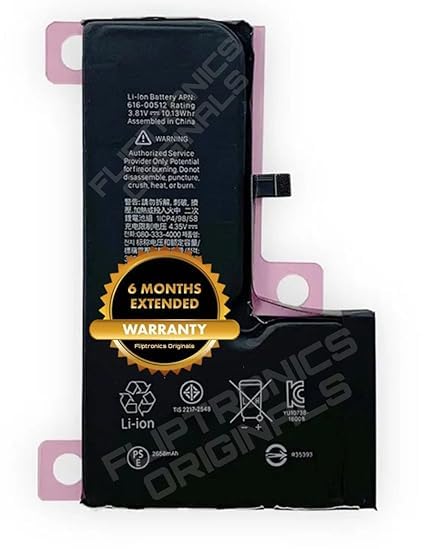 Image of FLIPTRONICS ORIGINALS Battery for iPhone Xs / A2097 / A1920 / A2100 / A2098 Battery with 6 Month Warranty**** (Z89)