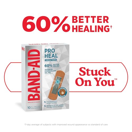 image for Band-AID Brand Pro Heal Adhesive Bandages with Hydrocolloid Gel Pad, C
