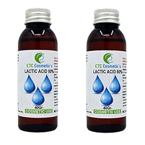LACTIC ACID 80% | LACTINEZUUR 80% PEEL – 60/120 GR – pH-regeling, huid-, lichaams- en haarverzorging, peeling…