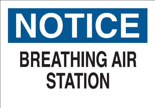 Panneau aluminium Breathing Air Station Brady 41201 la signalisation durable d'excellence