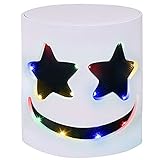 2021 New Halloween DJ Mask - Music Festival Full Head Masks Helmet for Men Women Kids Thanksgiving Christmas Halloween Glow LED DJ Mask (2021 dj mask)