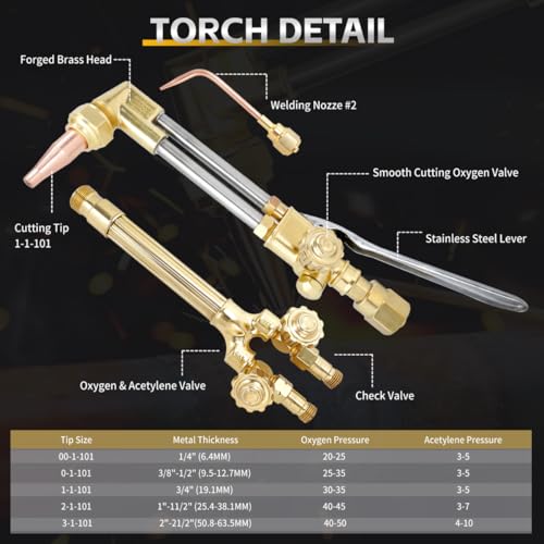 CDL Heavy Duty Oxy Acetylene Torch Kit