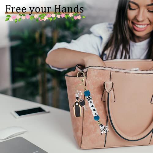 Pakaseboxes Mama Silicone Beaded Keychain, Cute Car Keys Accessories With Key Ring, Gifts For Mom At Birthday & Mother’s Day (Mama-Cow-Dark Green) #TOP2