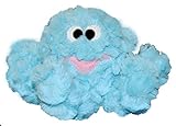 Patchwork Pet Pastel Blue Octopus 8-Inch Squeak Toy for Dogs