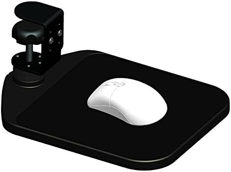 YANGHX Rotating Ergonomic Mouse Pad Platform Under Desk Ergonomic wrister mouse Pad (Black)