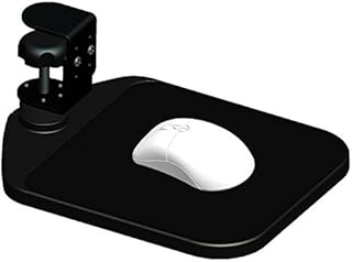 YANGHX Rotating Ergonomic Mouse Pad Platform Under Desk Ergonomic wrister mouse Pad (Black)