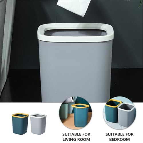 Poubelle compacte sans couvercle 10L pour petits espaces lot de 2 - 3