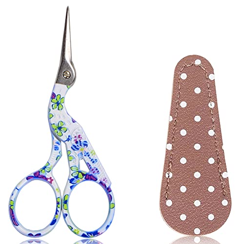BIHRTC 3.6" Small Craft Scissors,Sharp Stainless Tip for Crochet