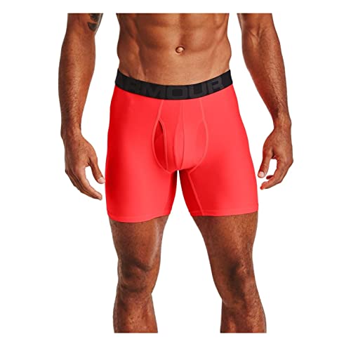 Image of Under Armour mens Multi-pack Performance Tech Boxerjock Brief, 6 inch Inseam, All-day Comfort & Soft