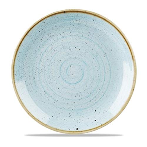 Churchill Stonecast Duck Egg Blue - Evolve Coupe Teller - 28,8 cm, 12 Stück