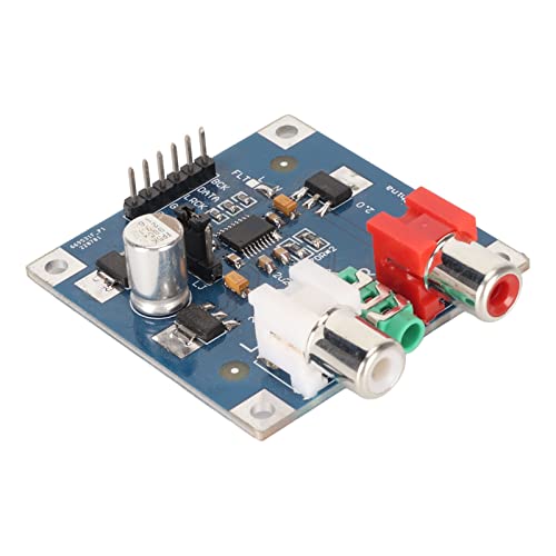 JACK CUFFIE 35MM: La scheda assemblata include una comoda uscita cuffie da 3,5 mm, permettendoti di collegare direttamente cuffie compatibili o usarla come sorgente compatta in configurazioni desktop e HiFi fai-da-te.