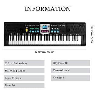Clavier Piano 61 Keys Musique Numérique Clavier Électronique Piano Électrique Multifonctionnel Piano - Les Beatles, Paul McCartney, John Lennon, RIngo Starr, George Harrison Clavier Piano 61 Keys Musique Numérique Clavier Électronique Piano Électrique Multifonctionnel Piano – Image 4