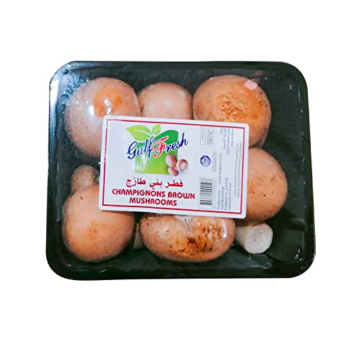 Gulf Fresh Champignons Mushroom Brown Oman 250gm Approx.