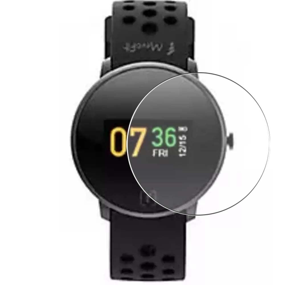 3 Pack Tempered Glass Screen Protector Film, compatible with MevoFit Race-Dive Smart Watch smartwatch Protectors Guard