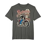 Biker-Gift - Rockabilly vive para siempre - Bicicleta de equitación Rockstar Camiseta