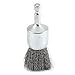 Forney 72738 Wire End Brush, Fine Crimped with 1/4-Inch Hex Shank, 1-Inch-by-.008-Inch