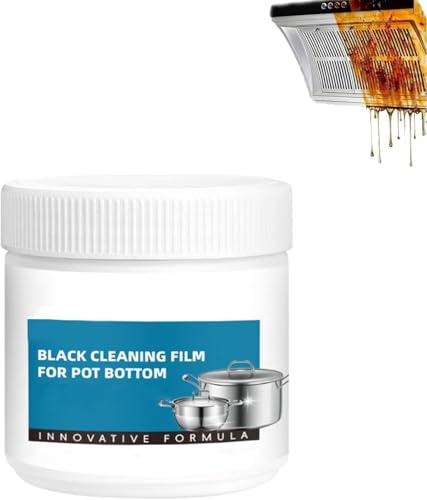 Detergente potente multiuso per la cucina, potente pasta per rimuovere residui bruciati per pentole, pasta per rimuovere graffi per forno, detergente per pentole per tutte le pentole