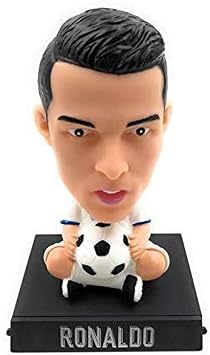 Cristiano Ronaldo Bobble Head - Action Figure with Mobile Holder for Car Dashboard and Office Desk