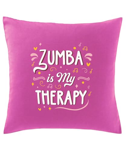 Hippowarehouse Zumba is my therapy Printed bedroom accessory cushion cover case 41x41cm
