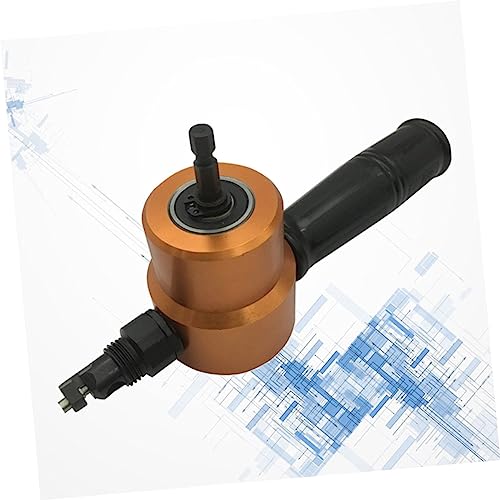Outil de découpe tôle double tête 360° pour perceuse de réparation auto - 5