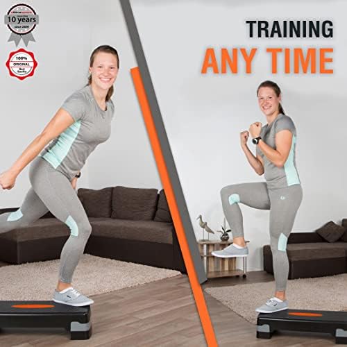 Ultrasport Aerobic Stepboard, Various Colours, Stepboard, Exercise Equipment, Exercise Board, Multifunctional Fitness Equipment, Fitness Board, Step, Height Adjustable, Home Stepper, Stepbench