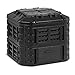 hillvert HT-M-COMP-600 Composteur De Jardin Rapide Thermocomposteur Bac Boite De Compostage ? Compost Extérieur (600 l, Arrosage Goutte-?-Goutte, Ventilation)