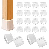 DISEÑO TRANSPARENTE: El diseño transparente no es fácil de ver y se integra perfectamente con el diseño de su hogar, que es a la vez hermoso y práctico. Adecuado para pies de muebles redondos.