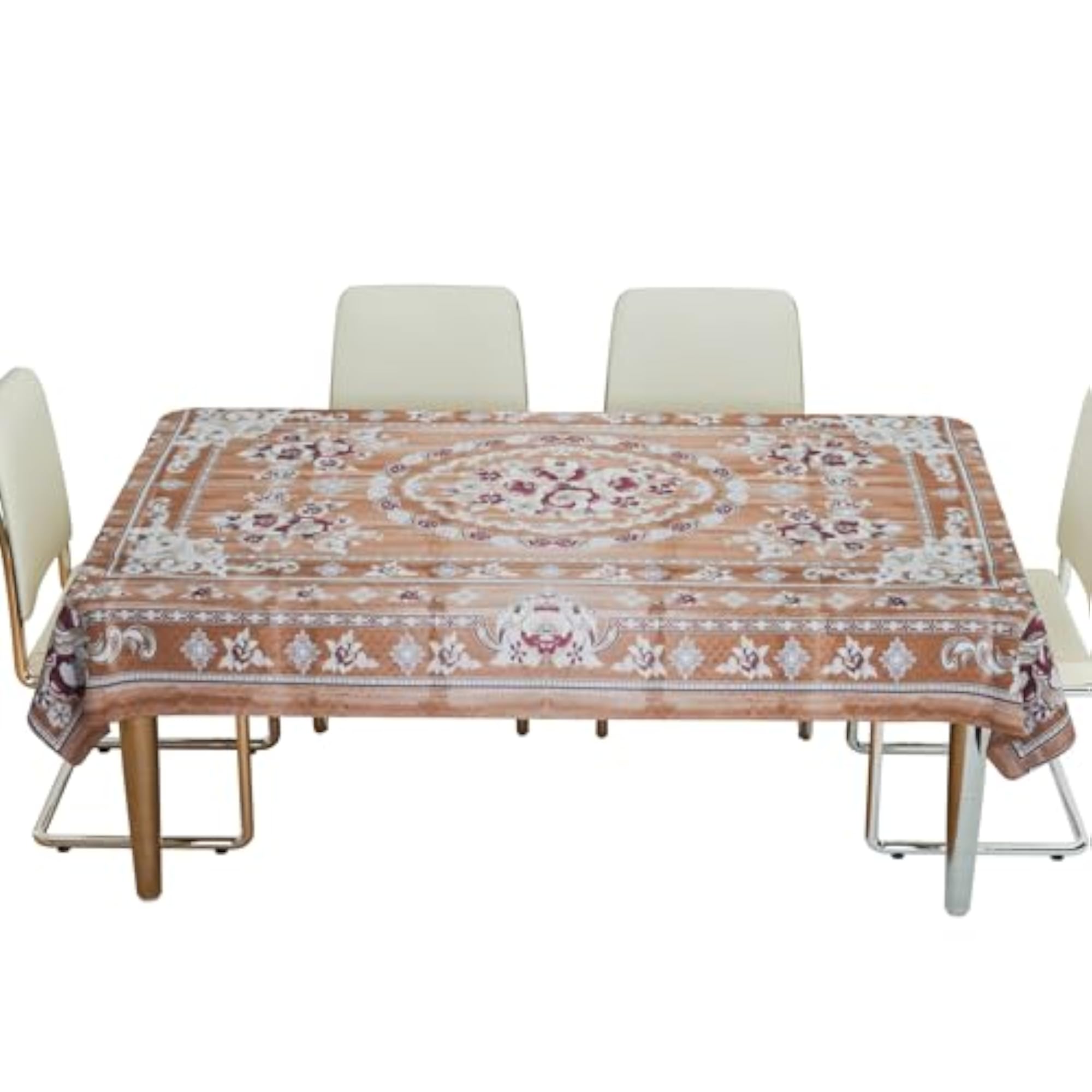 Rectangular PVC Dining Table Cover, 6 Seater Protector