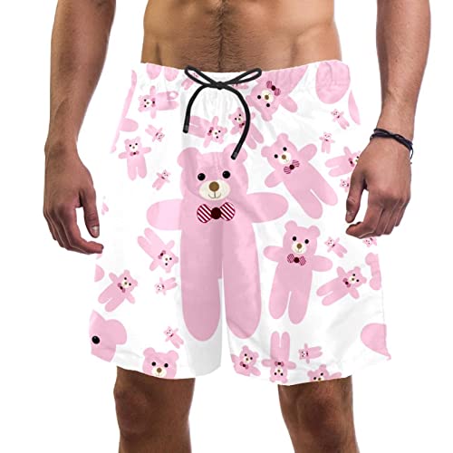 Short de bain homme Yuzheng rose idéal pour vos journées à la plage