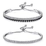 pulsera cartier original precio ❤[Flexible y ajustable]: la pulsera mide 13-25 cm de largo con un deslizador elegante para un ajuste fácil que se ajusta al tamaño de la muñeca y crea un estilo diferente.