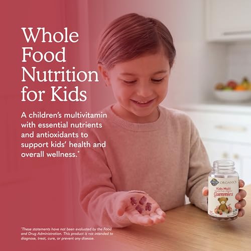 Image of Garden of Life Organics Kids Multivitamins Gummies, Fruit Flavor, 120 Count (Pack of 6)